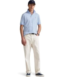 Polo Ralph Lauren Classic Fit Striped Soft Cotton Polo | Shirts & Tops -Shoe Vogue Shop 713qZARzhdL. AC SR736920