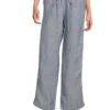 L.L.Bean Premium Linen Breezy Striped Pull-On Pants 2 L.L.Bean Premium Linen Breezy Striped Pull-On Pants -Shoe Vogue Shop 715STexR8PL. AC SR736920