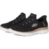 SKECHERS Summits Brilliant Shine Hands Free Slip-INS | Sneakers & Athletic Shoes -Shoe Vogue Shop 715XRDMOuZL. AC SR736920