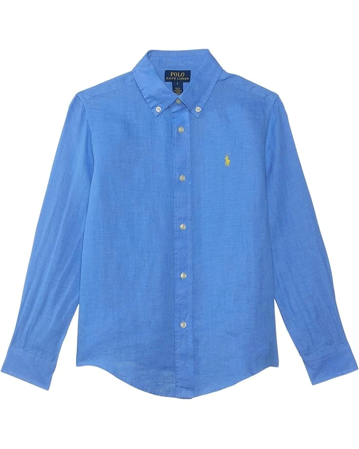 Polo Ralph Lauren Kids Linen Shirt (Toddler/Little Kid) | Shirts & Tops 4 Polo Ralph Lauren Kids Linen Shirt (Toddler/Little Kid) | Shirts & Tops - Image 2
