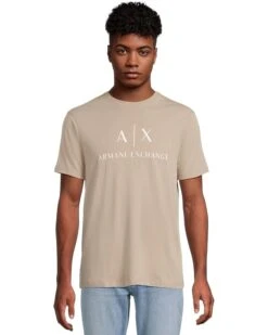 Armani Exchange Corporate Logo Tee | Shirts & Tops -Shoe Vogue Shop 716DaBTAML. AC SR736920