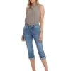 NYDJ Marilyn Straight Crop Jeans in Majorca Bay