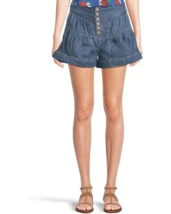 Free People Fleur Denim Shorts