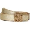 Lilly Pulitzer LP Skinny Leather Logo Belt | Belts