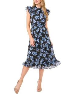 CeCe Flutter Sleeve Smocked Waist Midi Dress | Dresses 9 CeCe Flutter Sleeve Smocked Waist Midi Dress | Dresses -Shoe Vogue Shop 717i0XZNv0L. AC SR736920