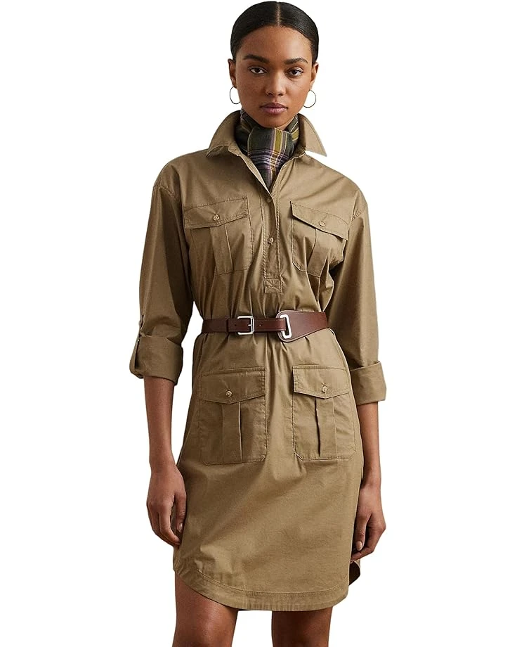 Lauren Ralph Lauren Belted Cotton-Blend Shirtdress | Dresses 3 Lauren Ralph Lauren Belted Cotton-Blend Shirtdress | Dresses