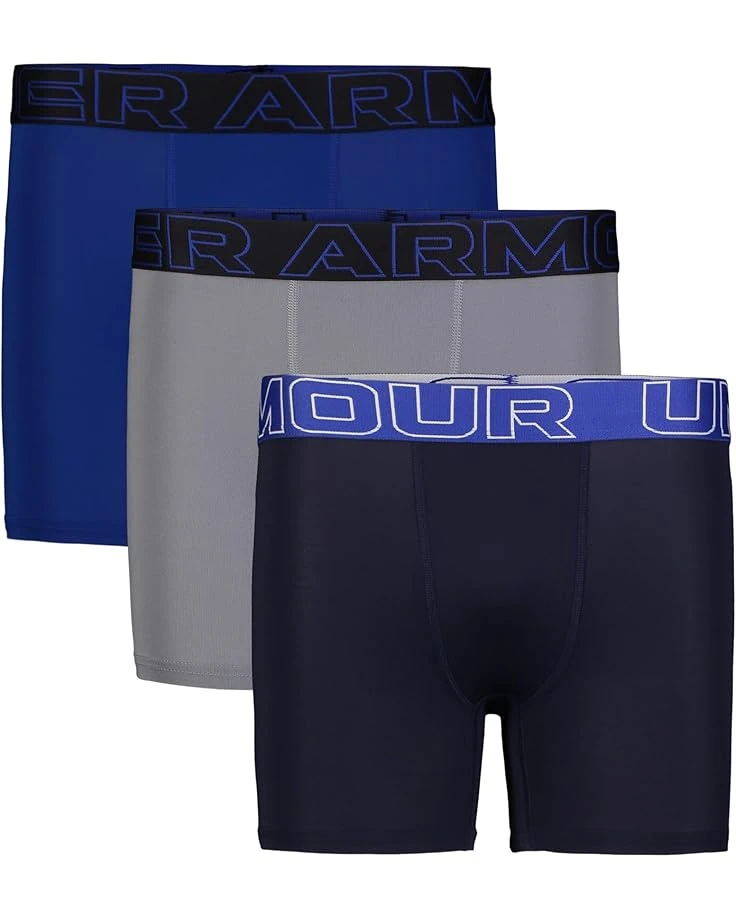 Under Armour Kids Performance Tech Solid 3-Pack Boxer Briefs (Big Kids) | Underwear 6 Under Armour Kids Performance Tech Solid 3-Pack Boxer Briefs (Big Kids) | Underwear - Image 4