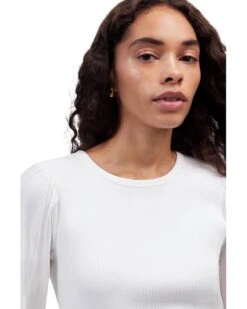 Madewell Puff Sleeve Woven Mixy Long Sleeve | Shirts & Tops -Shoe Vogue Shop 719jBIq8UL. AC SR736920