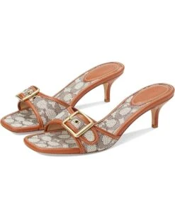 COACH Margot Sandals In Signature Textile Jacquard | Heels 18 COACH Margot Sandals In Signature Textile Jacquard | Heels -Shoe Vogue Shop 71A 3FiTBfL. AC SR736920