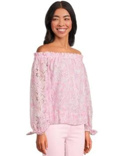 Lilly Pulitzer Jamielynn Long Sleeve Off | Shirts & Tops 8 Lilly Pulitzer Jamielynn Long Sleeve Off | Shirts & Tops -Shoe Vogue Shop 71AGIVVk EL. AC SR736920