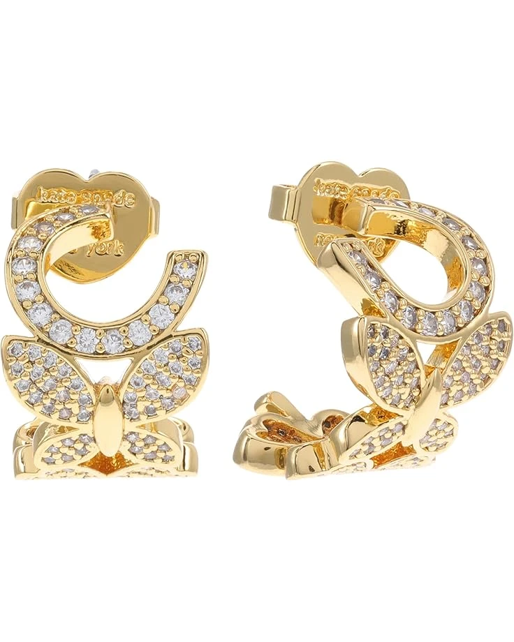 Kate Spade New York Lucky Charm Huggies | Earrings 3 Kate Spade New York Lucky Charm Huggies | Earrings