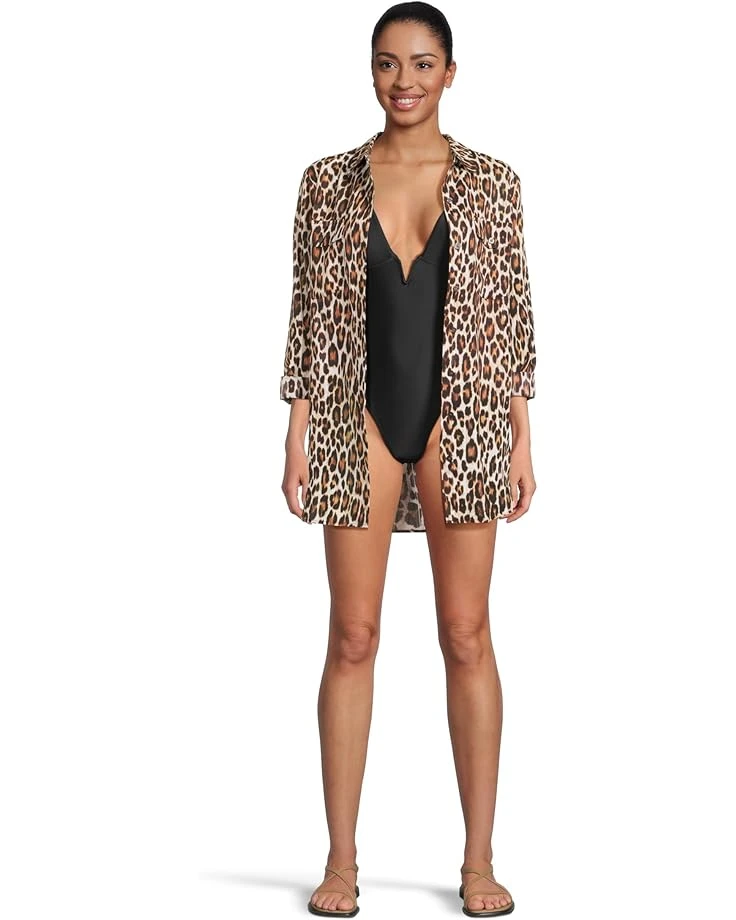 Tommy Bahama Leopard Boyfriend Shirt | Swimwear 7 Tommy Bahama Leopard Boyfriend Shirt | Swimwear - Image 5