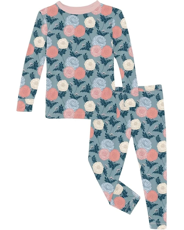 Kickee Pants Kids Print Long Sleeve Pajama Set (Toddler/Little Kids/Big Kids) | Sleepwear 14 Kickee Pants Kids Print Long Sleeve Pajama Set (Toddler/Little Kids/Big Kids) | Sleepwear - Image 12