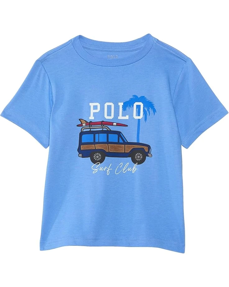 Polo Ralph Lauren Kids Car-Print Cotton Jersey Tee (Big Kid) | Shirts & Tops 3 Polo Ralph Lauren Kids Car-Print Cotton Jersey Tee (Big Kid) | Shirts & Tops