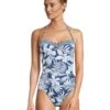 Tommy Bahama Island Cays Blooms Bandeau One-Piece | Swimwear -Shoe Vogue Shop 71BERClrsXL. AC SR736920