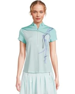 Jamie Sadock Strike Print Short Sleeve Top | Shirts & Tops