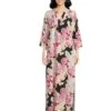 N by Natori Geisha Garden Caftan Length 52" | Sleepwear