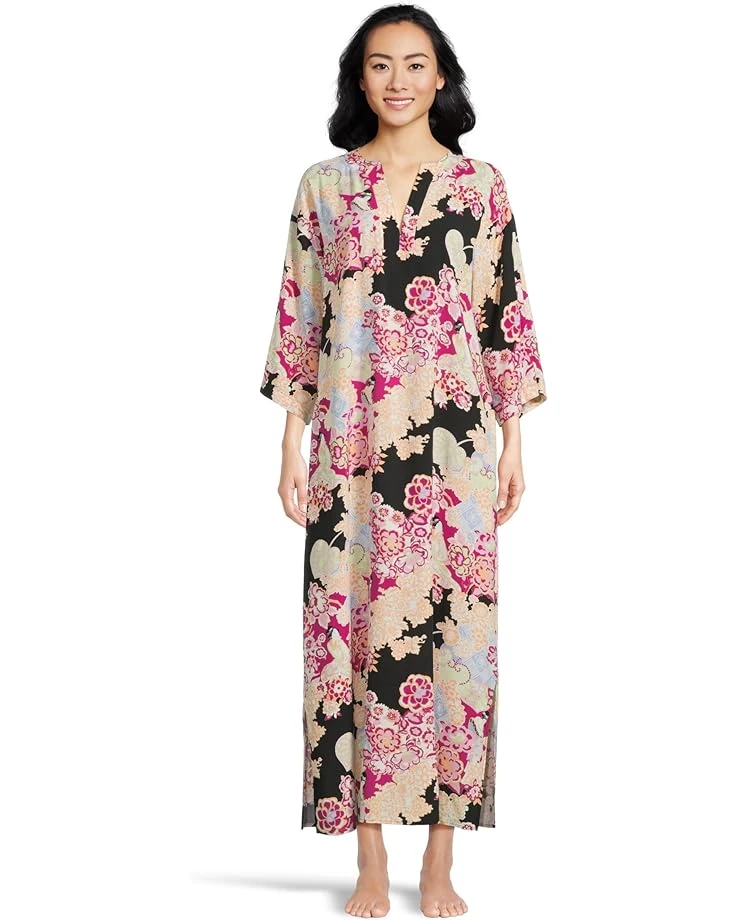 N by Natori Geisha Garden Caftan Length 52" | Sleepwear 3 N by Natori Geisha Garden Caftan Length 52" | Sleepwear