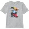 adidas Kids Distortion Multi Sport Heather Tee (Toddler/Little Kids) | Shirts & Tops