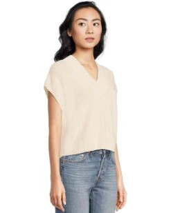 Lilla P Wide Trim V-neck Sweater | Sweaters -Shoe Vogue Shop 71C5gSnUitL. AC SR736920