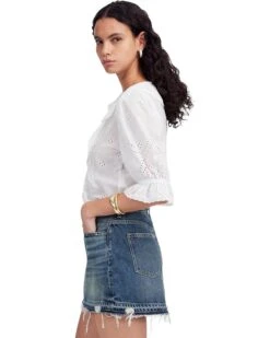 Madewell 5 Pocket Postage Stamp Denim Mini In Croswell | Skirts -Shoe Vogue Shop 71C63S9DnXL. AC SR736920