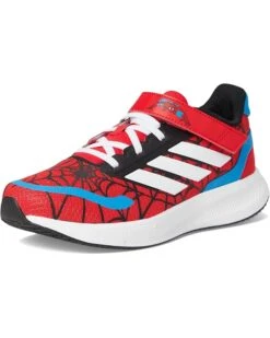 adidas Kids Marvel Spider-Man Run Falcon Elastic Lace Sportswear Shoes (Little Kid) | Sneakers & Athletic Shoes -Shoe Vogue Shop 71C6z4dOaL. AC SR736920