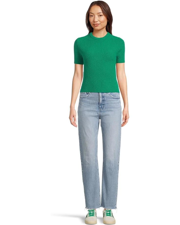 Madewell Amanda Cotton Nubby Boucle Cropped Tee | Shirts & Tops 7 Madewell Amanda Cotton Nubby Boucle Cropped Tee | Shirts & Tops - Image 5