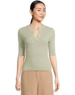 Lilla P Elbow Sleeve Split Neck Sweater | Sweaters 13 Lilla P Elbow Sleeve Split Neck Sweater | Sweaters -Shoe Vogue Shop 71DEmOoIjxL. AC SR736920