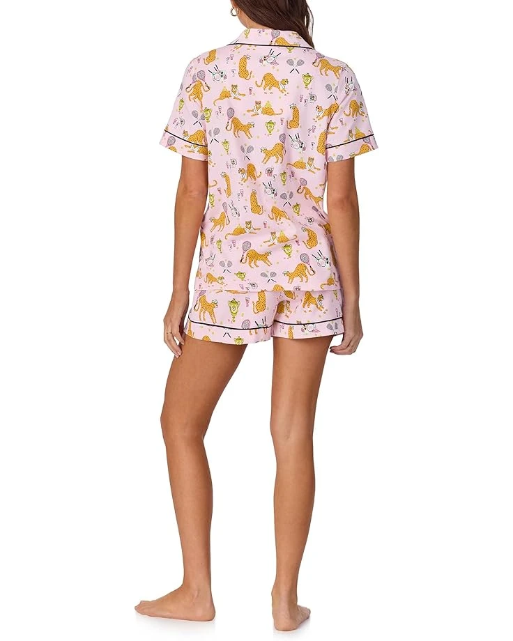 Bedhead PJs Short Sleeve Cotton Knit Boxer Pajama Set | Sleepwear 4 Bedhead PJs Short Sleeve Cotton Knit Boxer Pajama Set | Sleepwear - Image 2