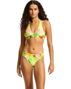 Seafolly Tropique Multi Fit Longline Tri | Swimwear