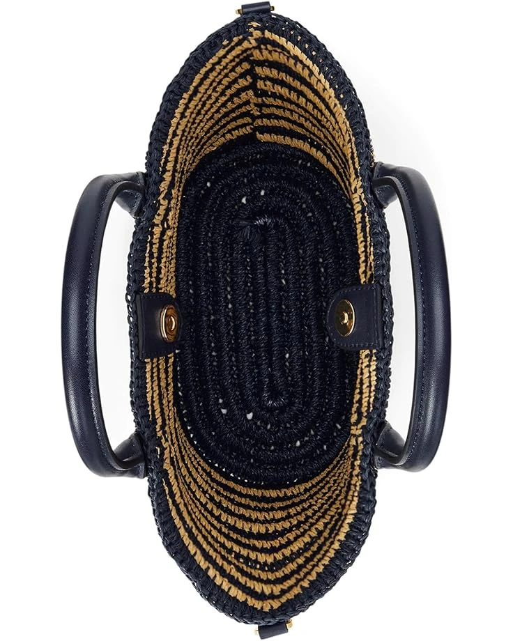 Lauren Ralph Lauren Striped Straw Medium Brie Tote Bag | Handbags 5 Lauren Ralph Lauren Striped Straw Medium Brie Tote Bag | Handbags - Image 3