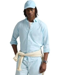 Polo Ralph Lauren Classic Fit Garment-Dyed Oxford Shirt | Shirts & Tops -Shoe Vogue Shop 71F0WOFdJiL. AC SR736920