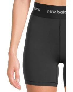 New Balance Sleek High-Rise Sport Short 5" | Shorts -Shoe Vogue Shop 71FF9qU75HL. AC SR736920