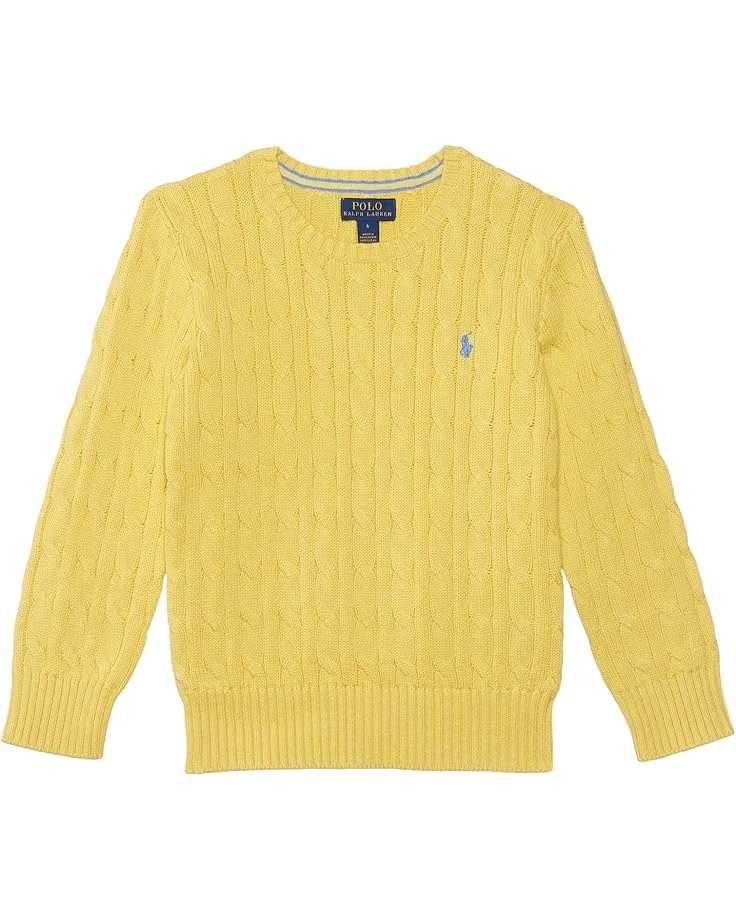 Polo Ralph Lauren Kids Cable-Knit Cotton Sweater (Little Kid/Big Kid) | Sweaters 4 Polo Ralph Lauren Kids Cable-Knit Cotton Sweater (Little Kid/Big Kid) | Sweaters - Image 2