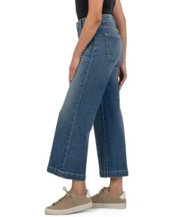 KUT from the Kloth Meg High Rise Wide Leg W Patch Pockets Regular Hem | Jeans -Shoe Vogue Shop 71GGulrBdpL. AC SR736920