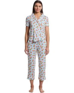 Kate Spade New York Short Sleeve Cropped PJ Set | Sleepwear 17 Kate Spade New York Short Sleeve Cropped PJ Set | Sleepwear -Shoe Vogue Shop 71Gp25gGL. AC SR736920