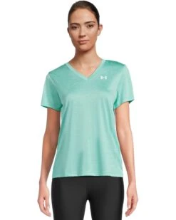 Under Armour Tech Short Sleeve V-Neck Twist | Shirts & Tops -Shoe Vogue Shop 71H MvX7aDL. AC SR736920