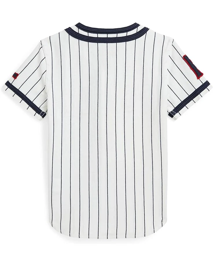 Polo Ralph Lauren Kids Logo Cotton Jersey Baseball Shirt (Toddler/Little Kid) | Shirts & Tops 4 Polo Ralph Lauren Kids Logo Cotton Jersey Baseball Shirt (Toddler/Little Kid) | Shirts & Tops - Image 2