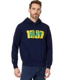 Polo Ralph Lauren Logo Double-Knit Hoodie | Hoodies & Sweatshirts -Shoe Vogue Shop 71H6anbimrL. AC SR736920