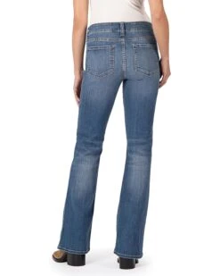 KUT from the Kloth Petite Natalie Bootcut in Studious | Jeans -Shoe Vogue Shop 71H8lfGStfL. AC SR736920