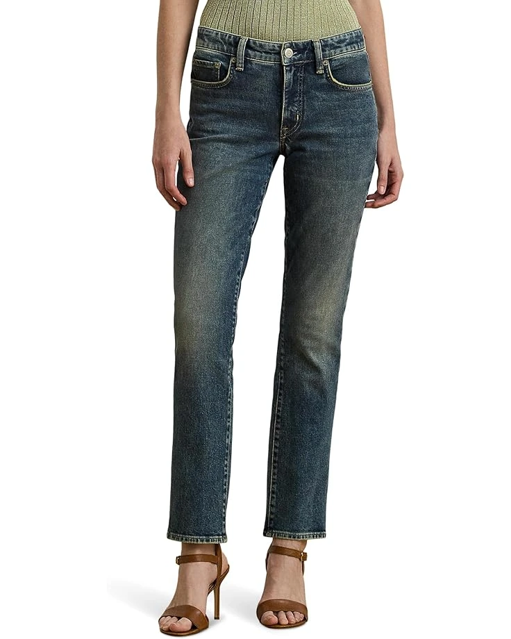 Lauren Ralph Lauren Mid-Rise Straight Ankle Jeans 3 Lauren Ralph Lauren Mid-Rise Straight Ankle Jeans