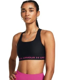 Under Armour Cross-Back Mid Bra | Underwear & Intimates -Shoe Vogue Shop 71Hp095dq2L. AC SR736920
