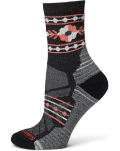 Smartwool Hike Light Cushion Retro Floral Mid Crew Socks