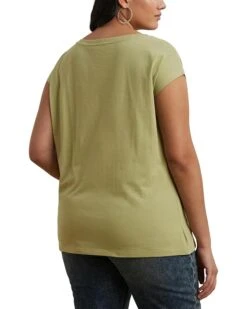 Lauren Ralph Lauren Plus Size Grieta Short Sleeve T-Shirt | Shirts & Tops -Shoe Vogue Shop 71IfDD2auqL. AC SR736920