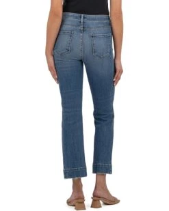 KUT from the Kloth Kelsey High Rise Ankle Flare- Wide Hem Side Inset | Jeans -Shoe Vogue Shop 71JP8wtyxDL. AC SR736920