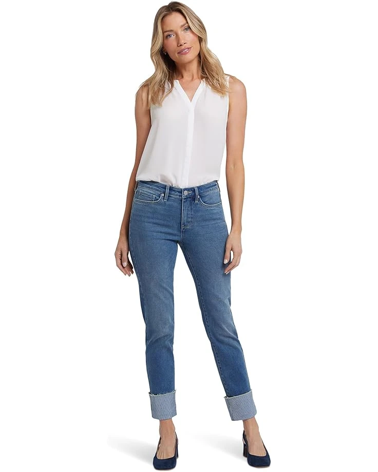 NYDJ Sheri Slim Ankle Cuff Jeans in Costa Brava 3 NYDJ Sheri Slim Ankle Cuff Jeans in Costa Brava