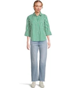 Madewell Y-Neck Shirt With Adjustable Sleeve | Shirts & Tops -Shoe Vogue Shop 71JdYlrvh6L. AC SR736920