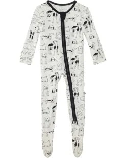 Kickee Pants Kids Print Footie with 2 Way Zipper (Infant) | Baby One Pieces -Shoe Vogue Shop 71K60QyixYL. AC SR736920