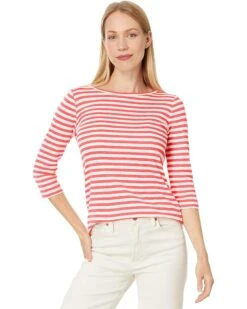 NIC+ZOE 3/4 Sleeve Stripe Boat Tee | Shirts & Tops -Shoe Vogue Shop 71KuVax9GbL. AC SR736920