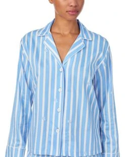 Lauren Ralph Lauren Long Sleeve Woven Notch Pj Set | Sleepwear -Shoe Vogue Shop 71L9bvtpN4L. AC SR736920